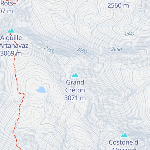 Map of Grand Créton