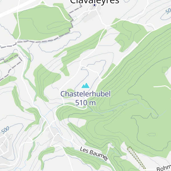 Map of Chastelerhubel