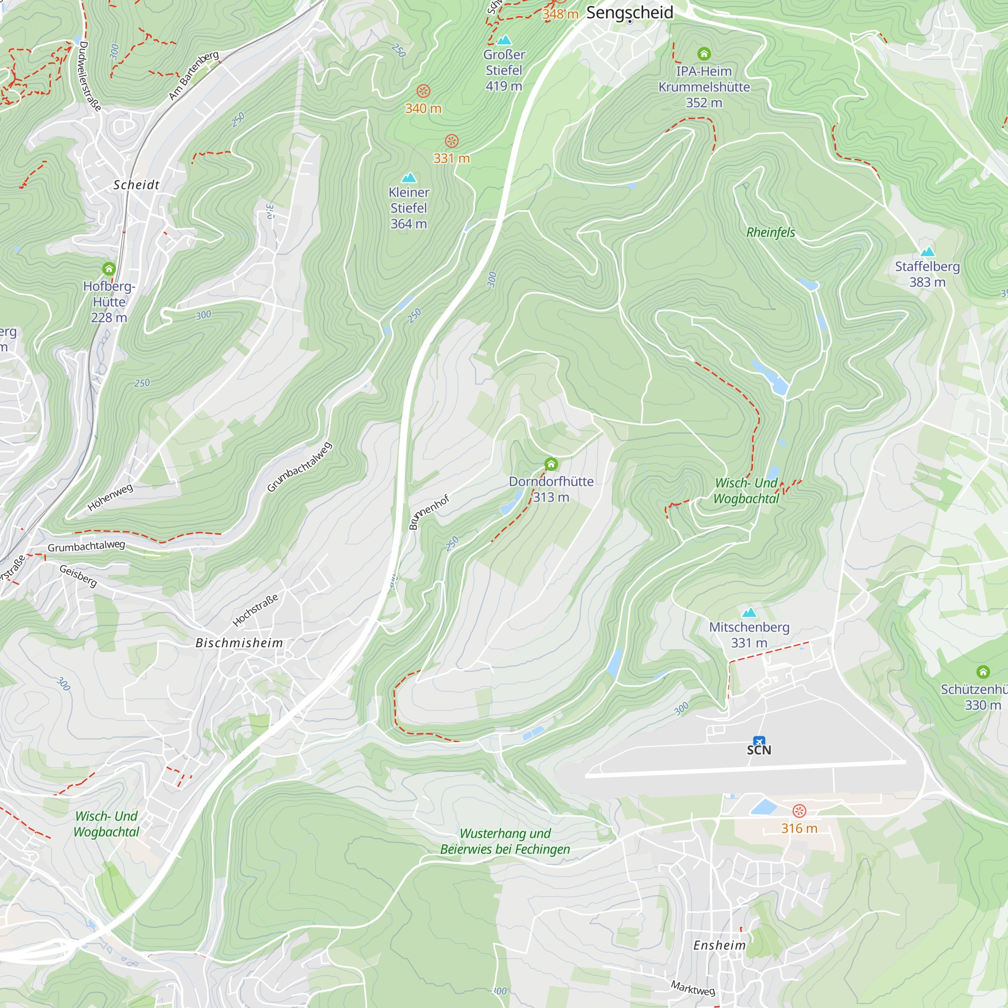 Fischerhütte map