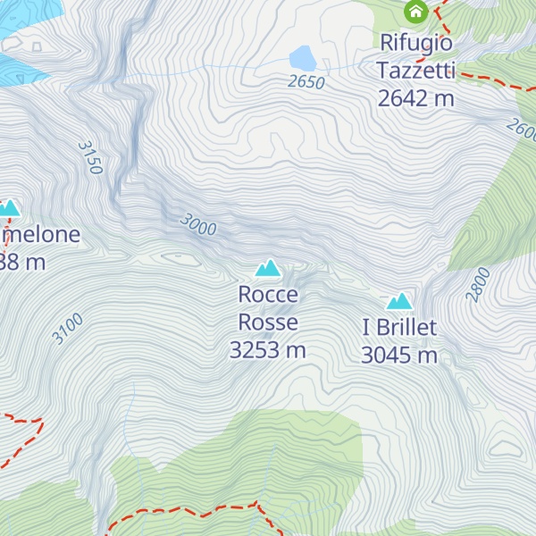 Map of Rocce Rosse