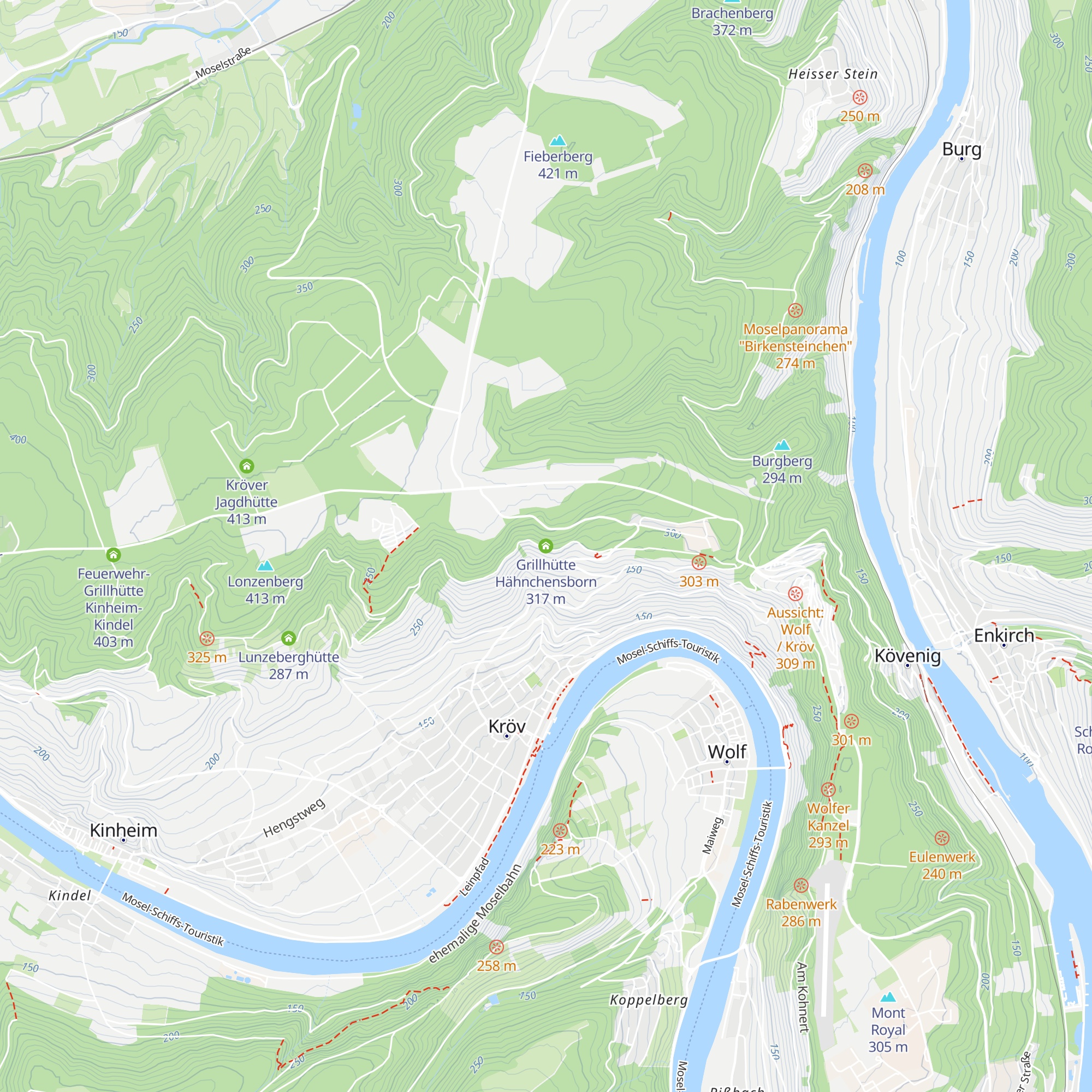 Grillhütte Hähnchensborn map
