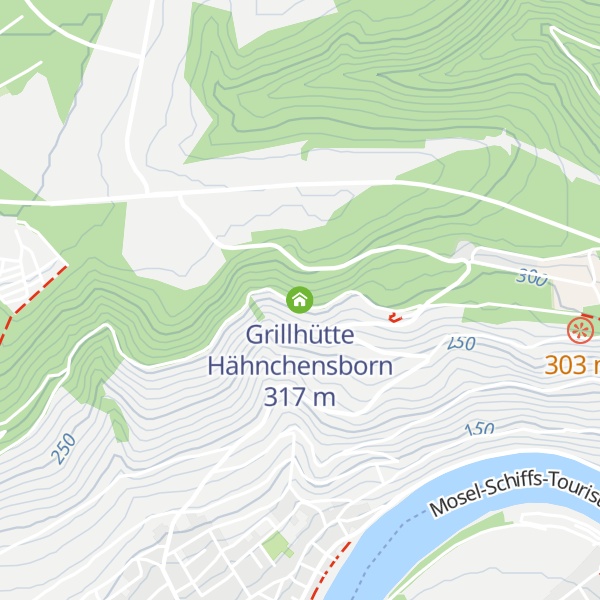 Map of Grillhütte Hähnchensborn