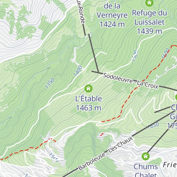 Map of L'Étable