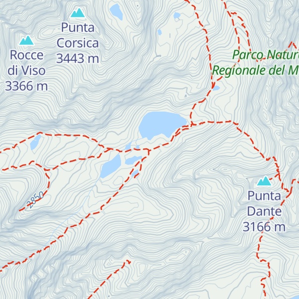 Map of Bivacco Boarelli alle Forciolline