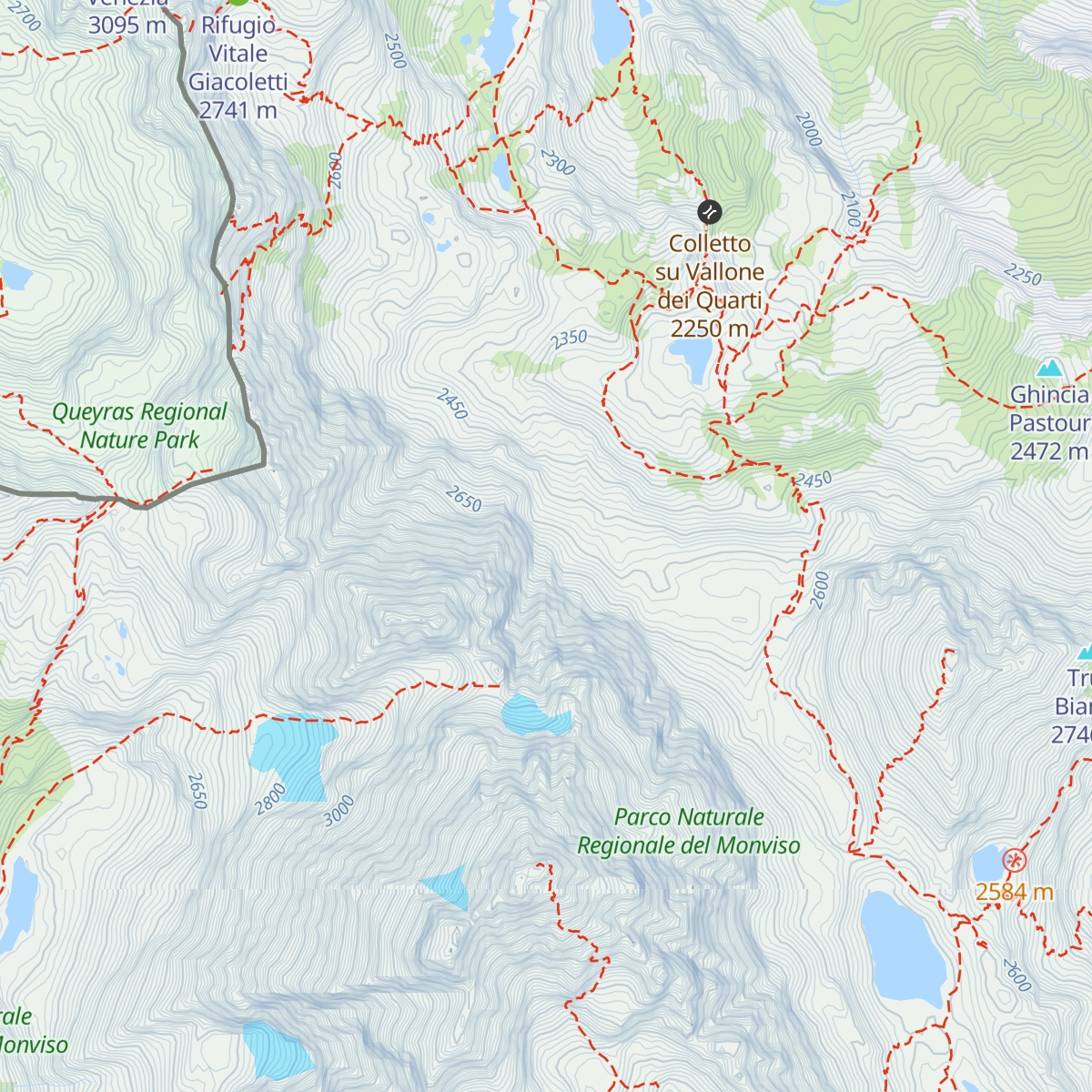 Bivacco Falchi Villata map