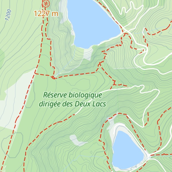 Map of Rocher Hans