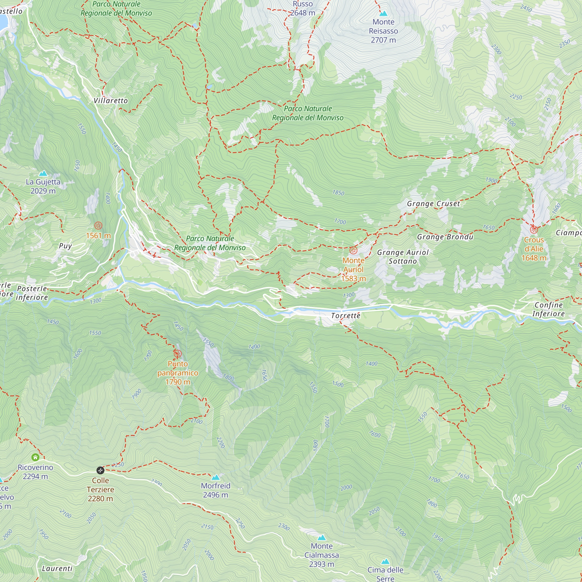 Delfin dal Pianhol map