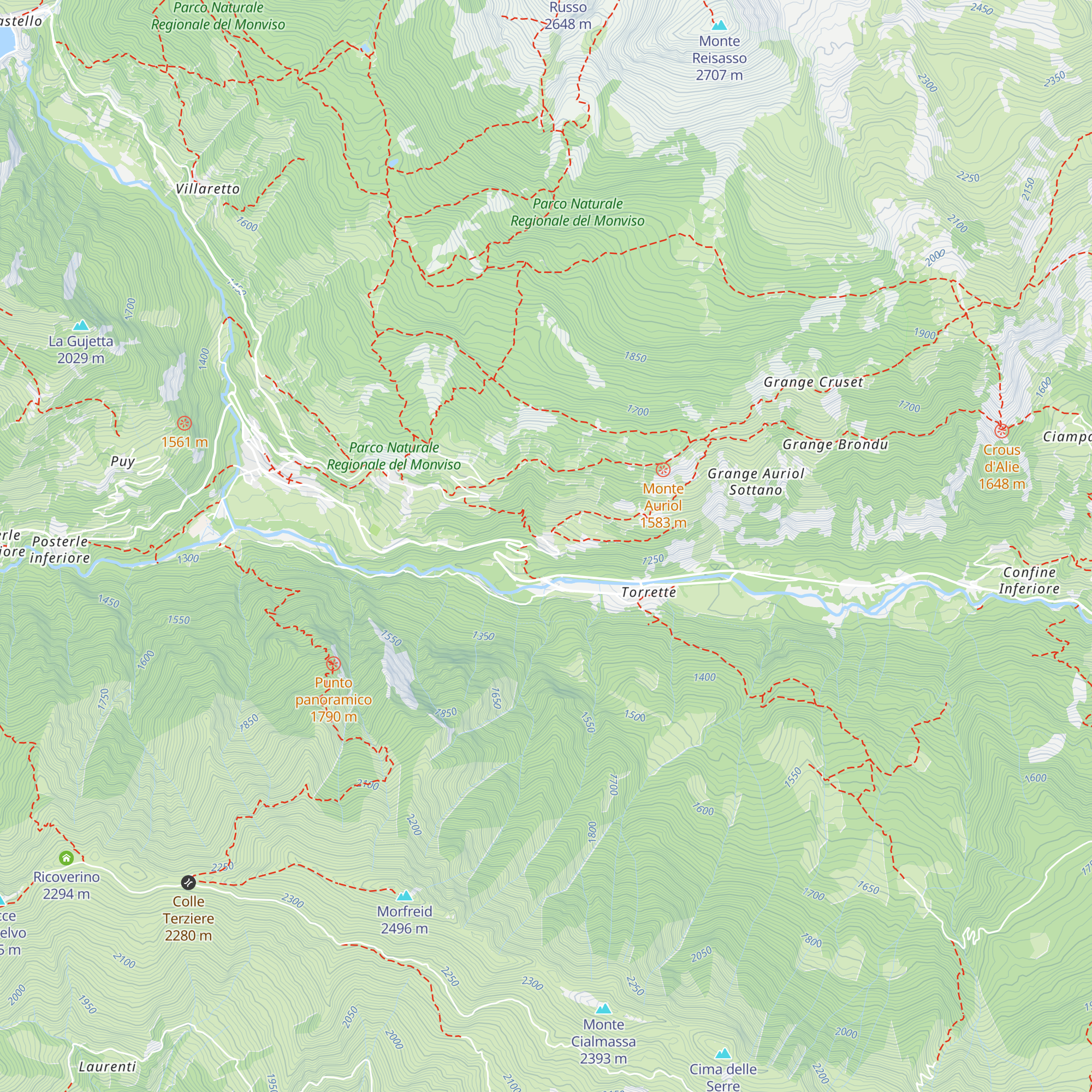 Delfin dal Pianhol map