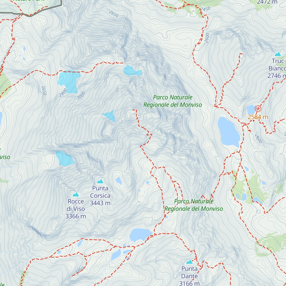 Bivacco Andreotti map