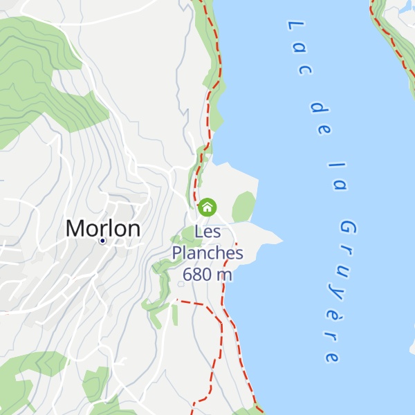Map of Les Planches