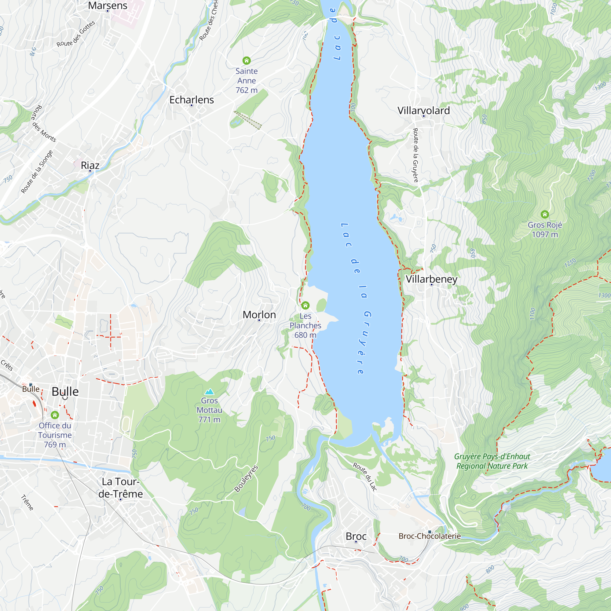 Les Planches map
