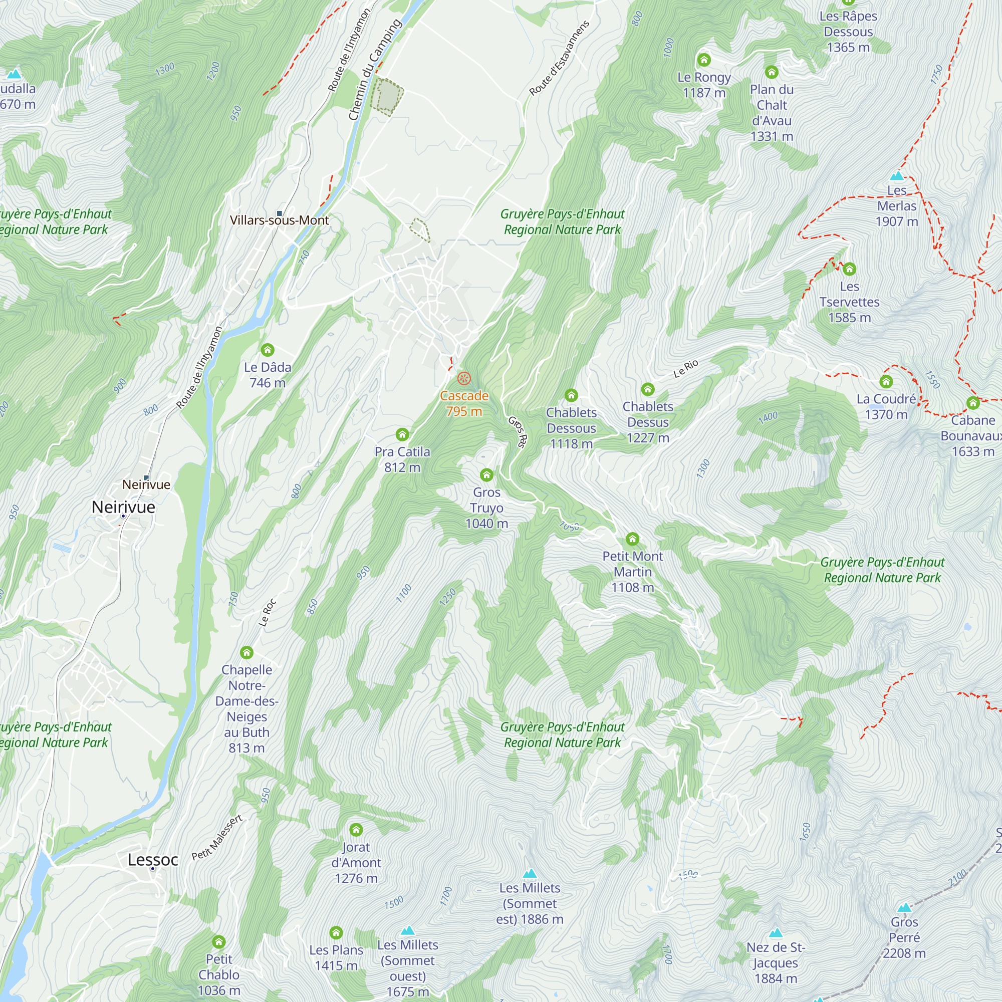 Petit Truyo map