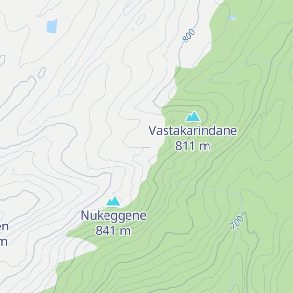 Map of Storehaugen