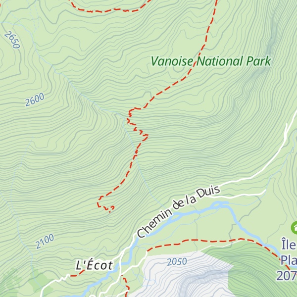 Map of La Feiche