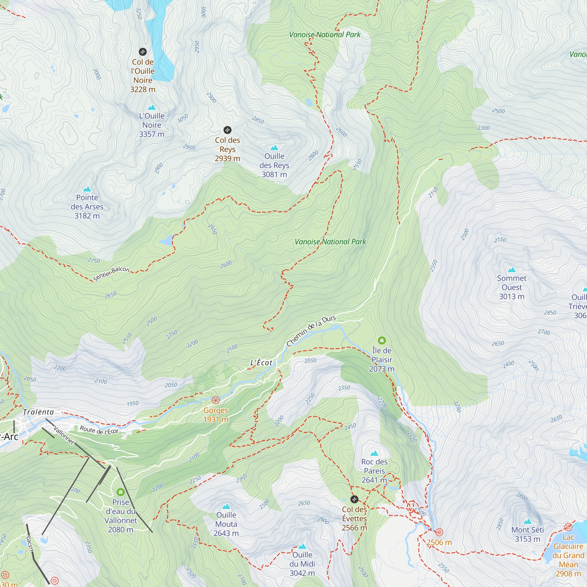 La Feiche map