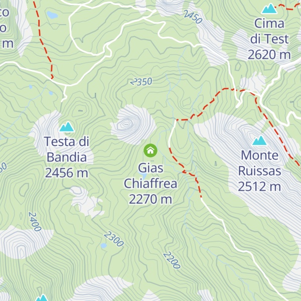 Map of Gias Chiaffrea