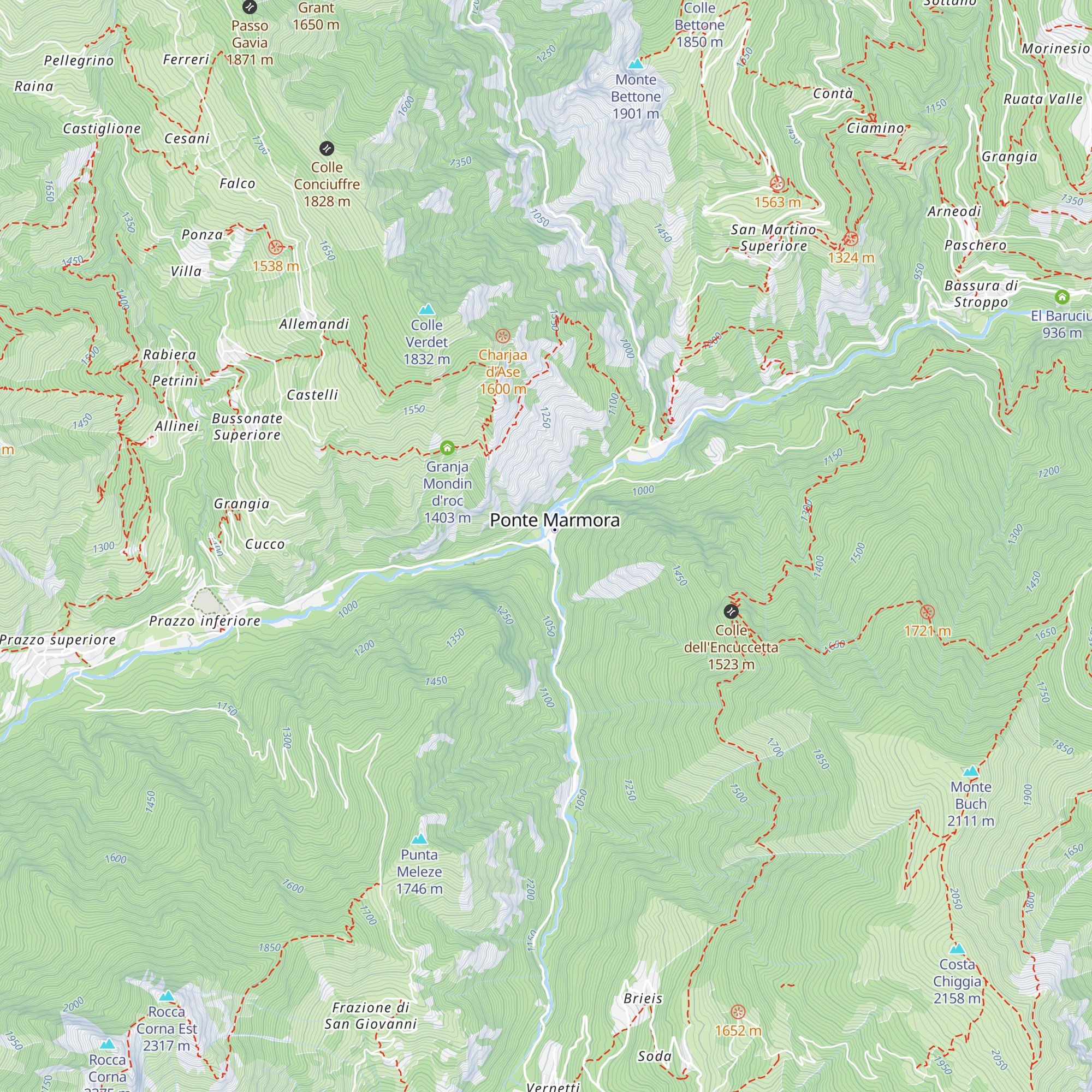 Centrale Idroelettrica di Ponte Marmora map