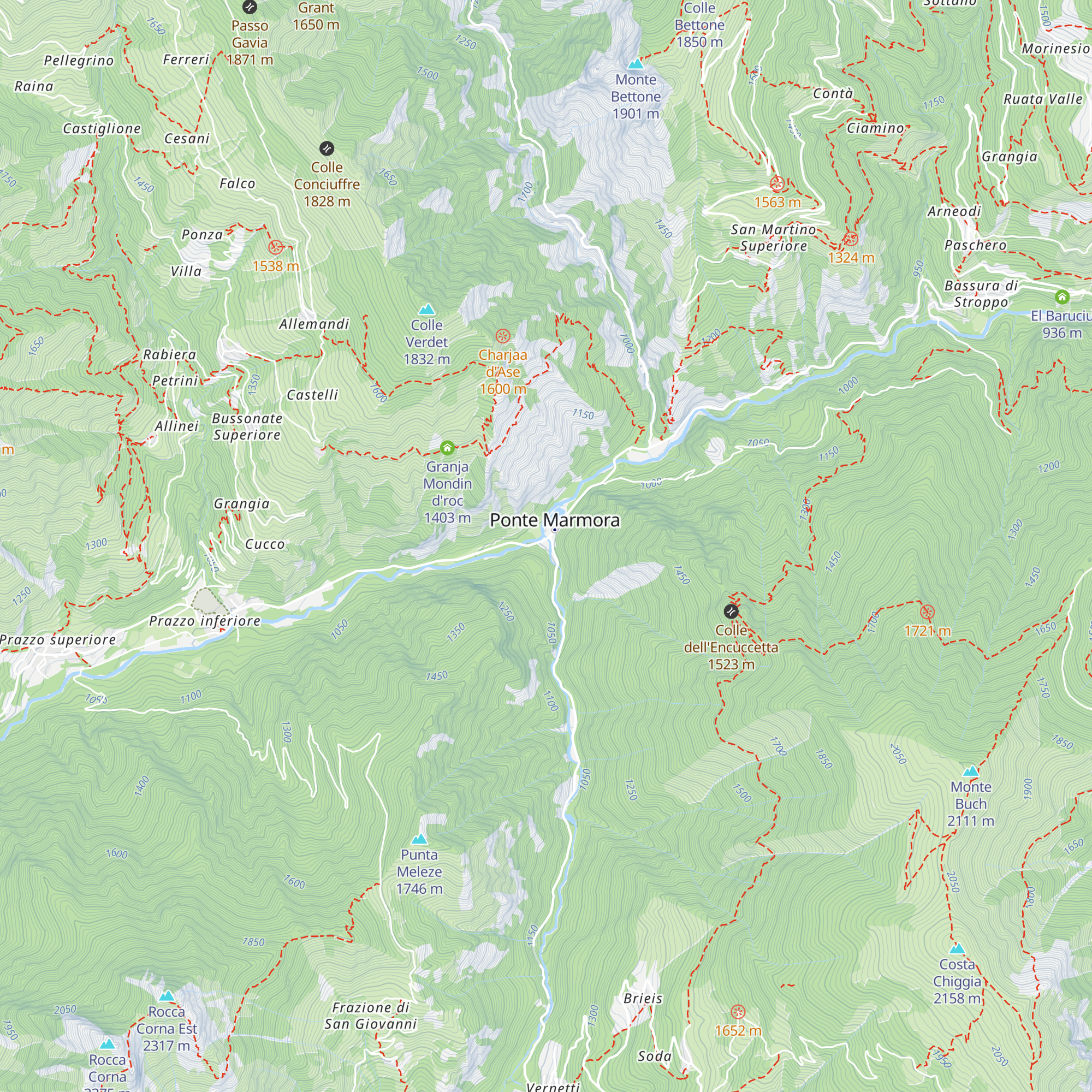 Centrale Idroelettrica di Ponte Marmora map