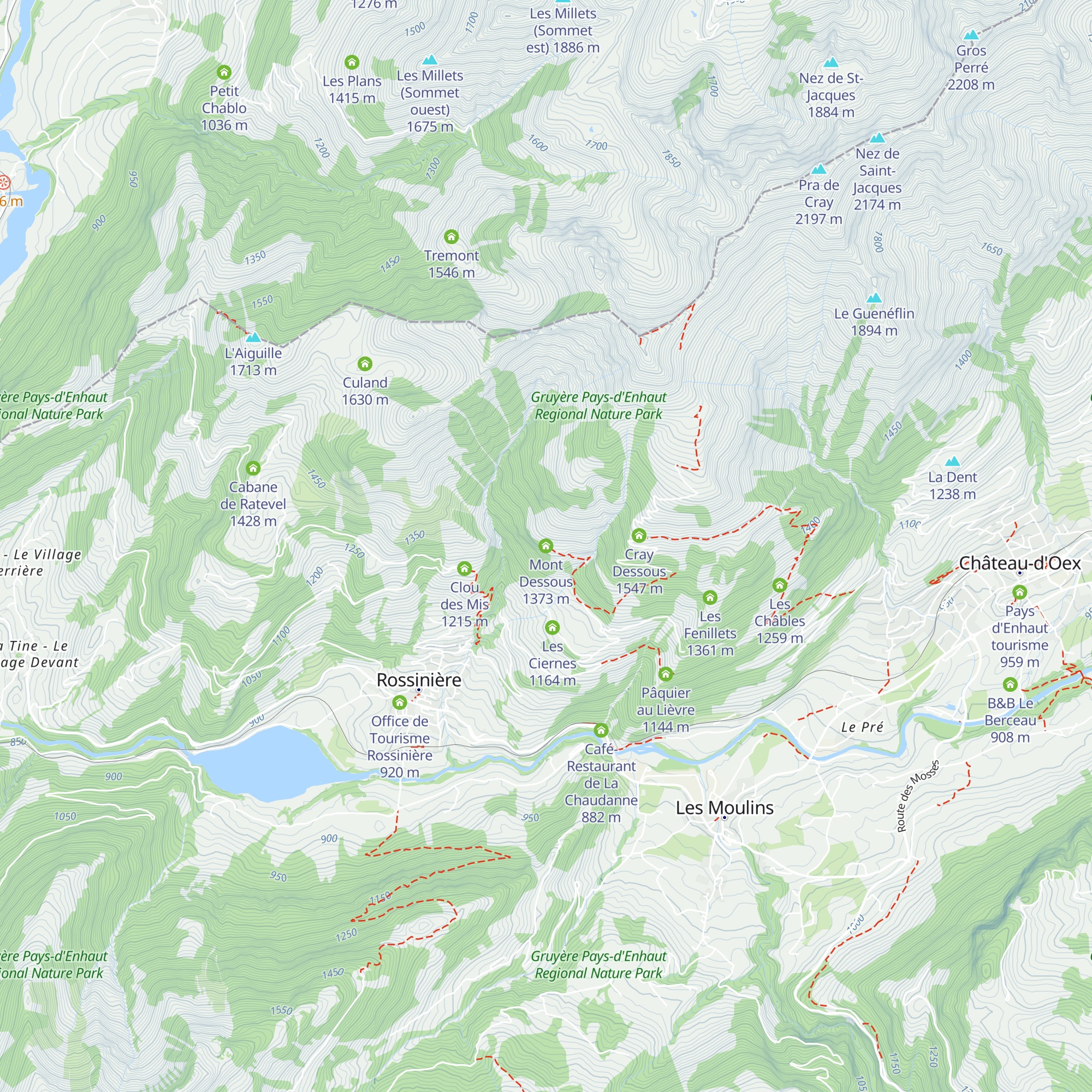 Mont Dessous map