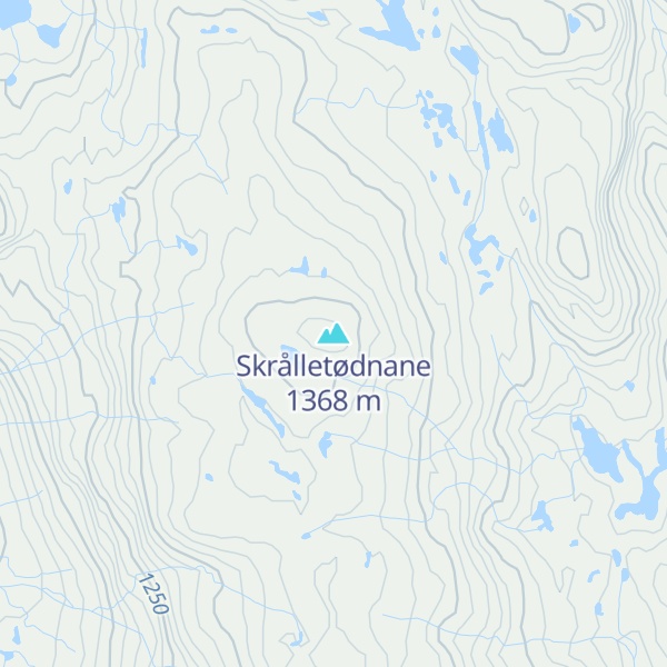 Map of Skrålletødnane