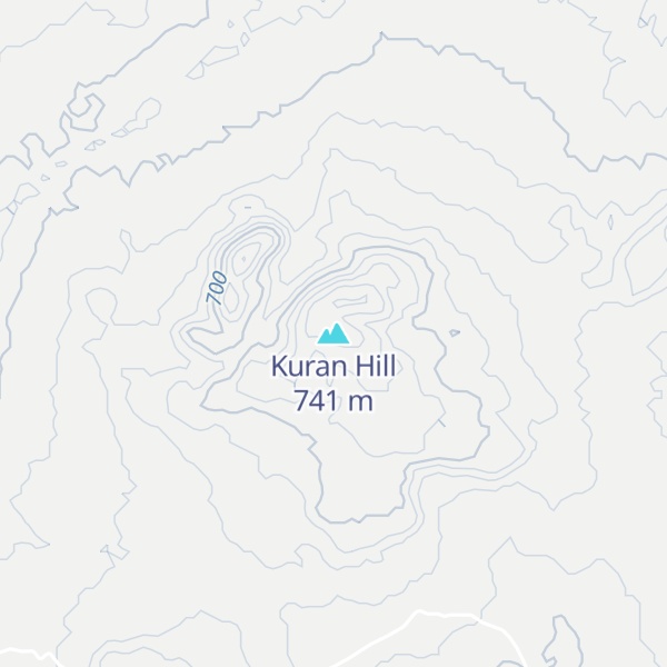 Map of Kuran Hill
