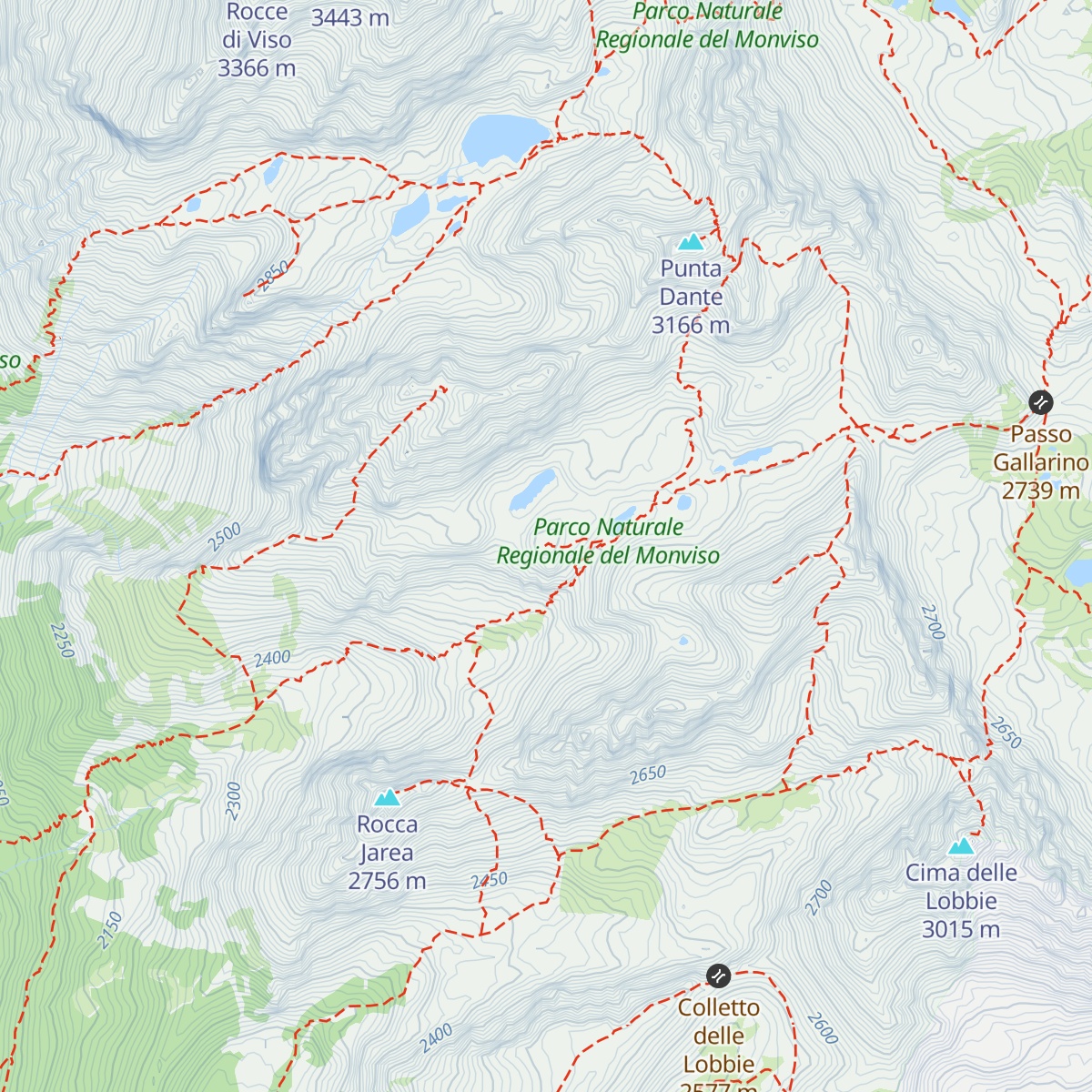Bivacco Bertoglio map