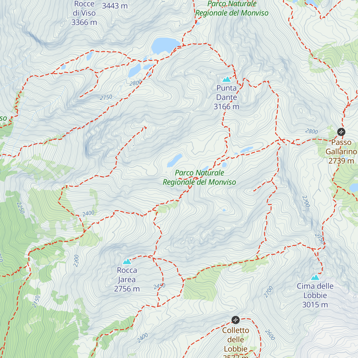Bivacco Bertoglio map