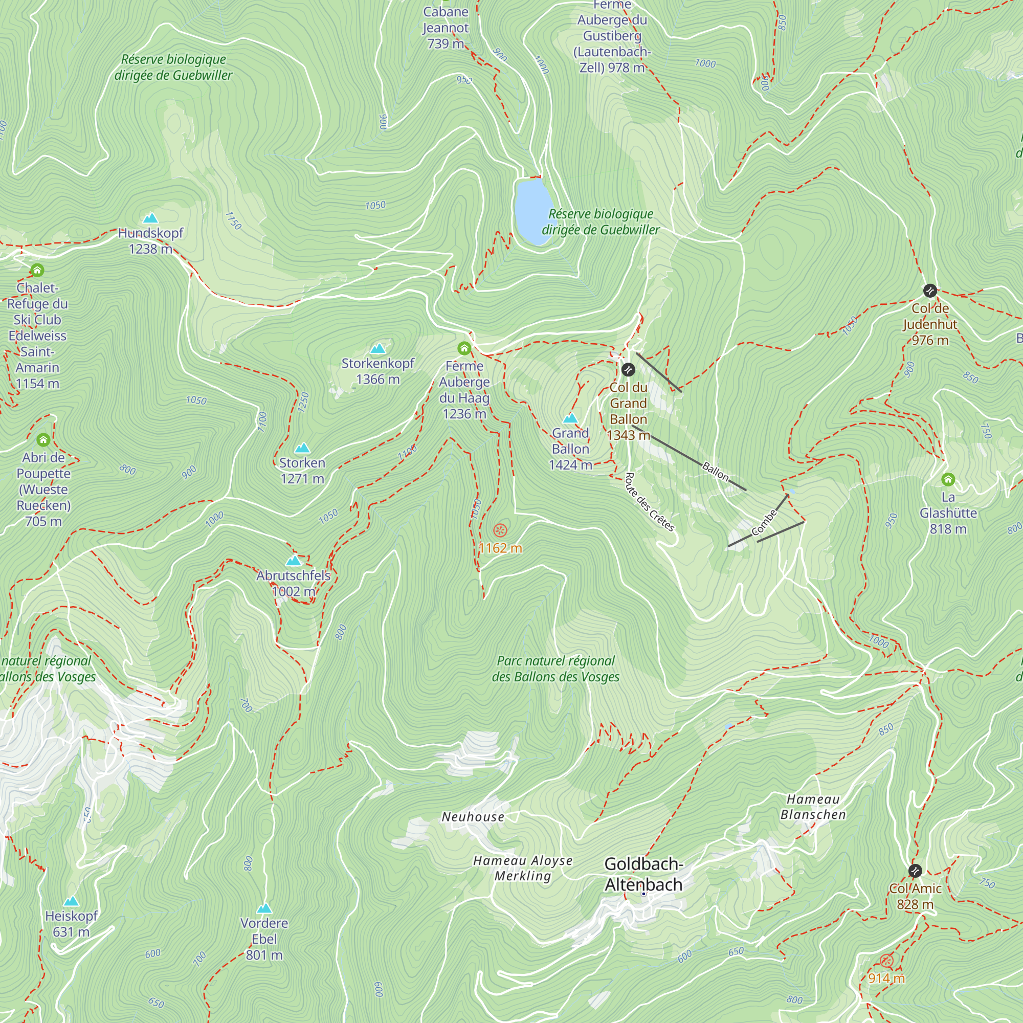Abri Oberer-Sattel map