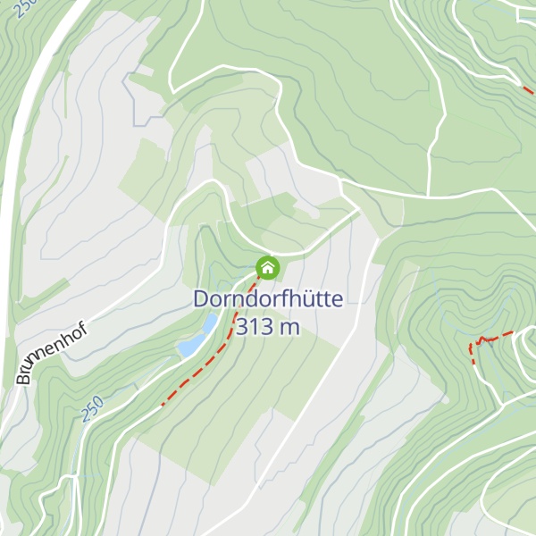 Map of Dorndorfhütte