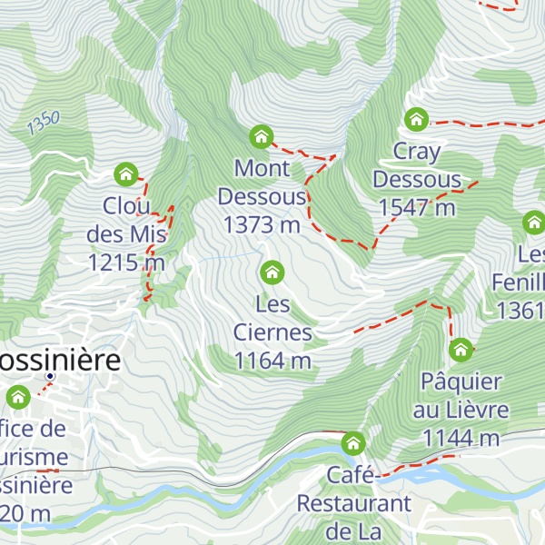 Map of Les Ciernes