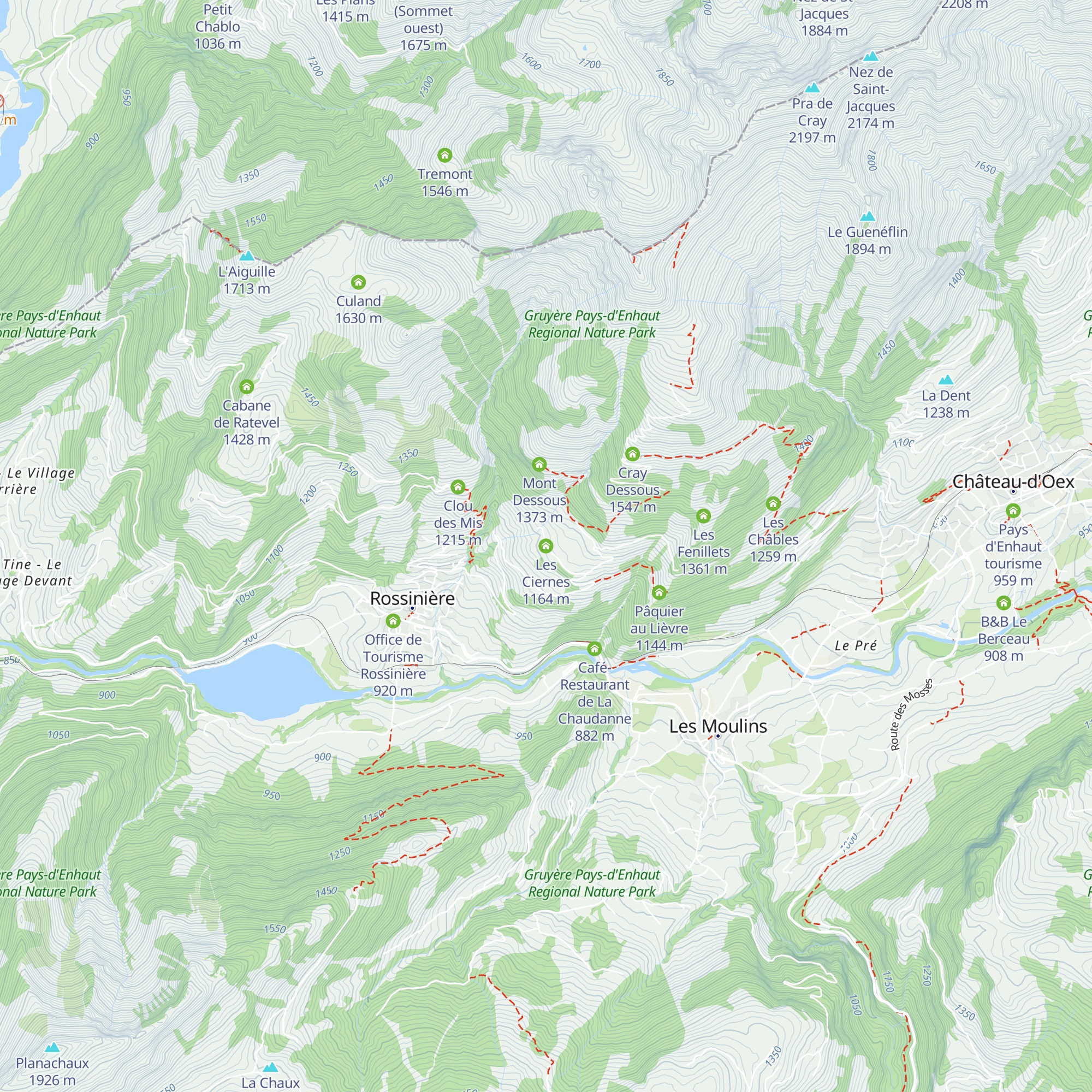 Les Ciernes map