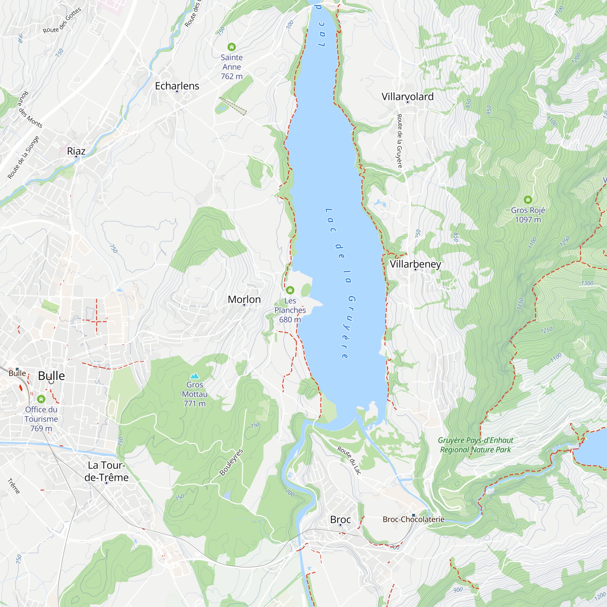 Les Laviaux map