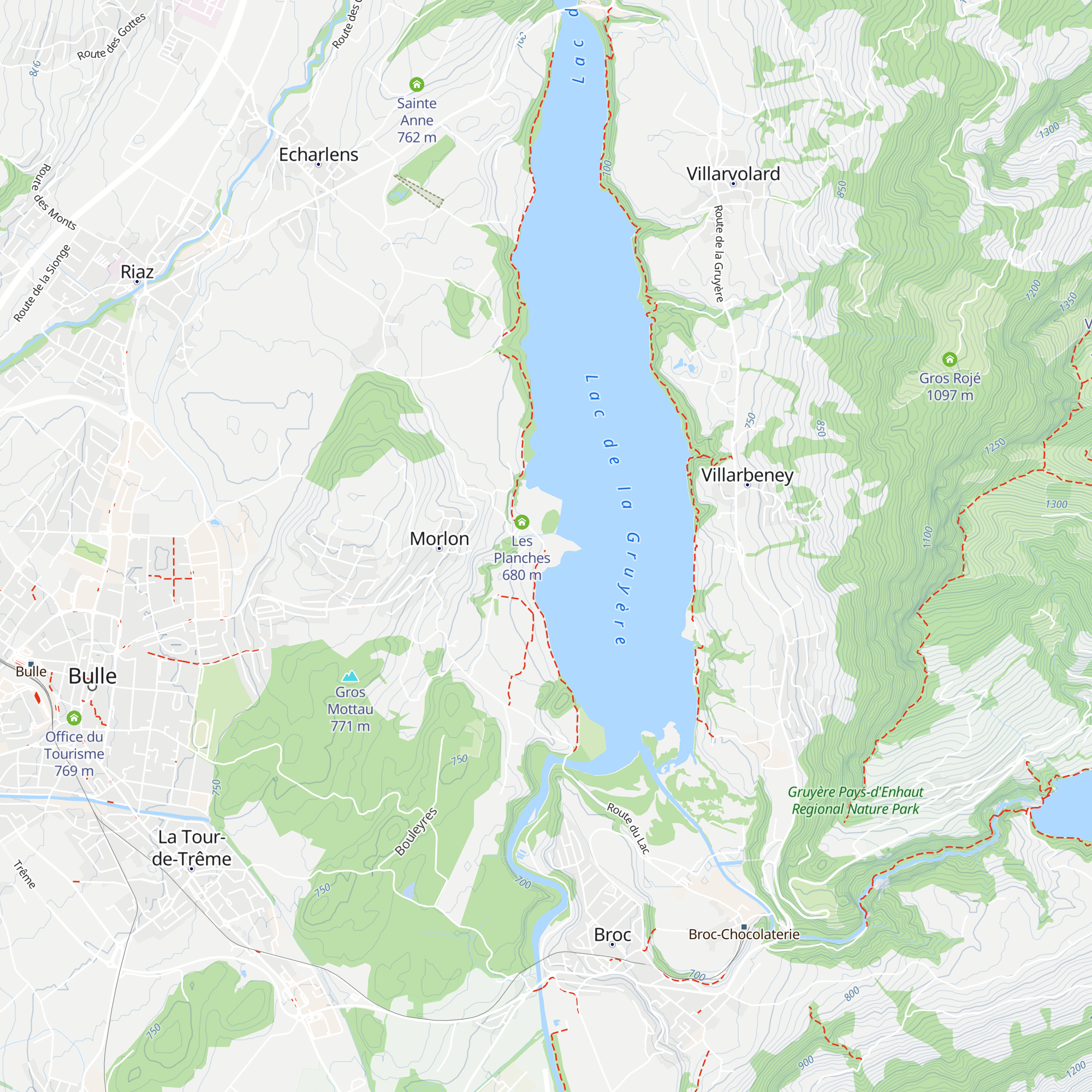 Les Laviaux map
