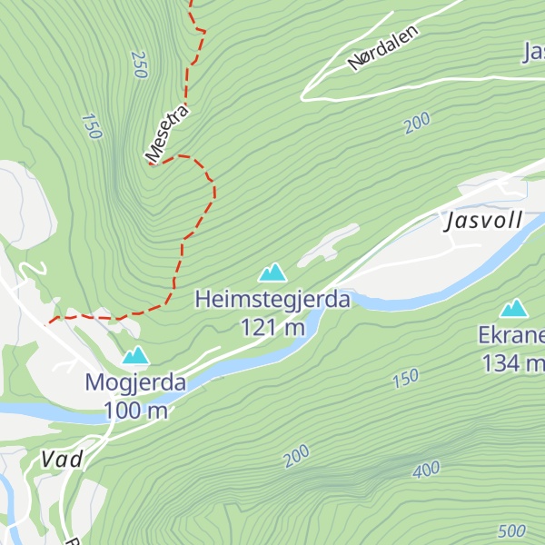 Map of Heimstegjerda