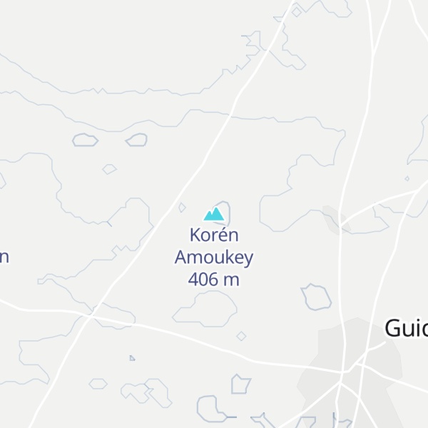 Map of Korén Amoukey