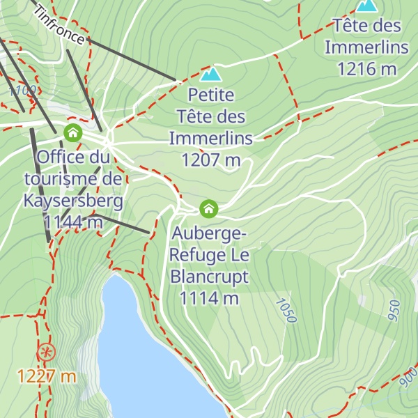 Map of Auberge-Refuge Le Blancrupt