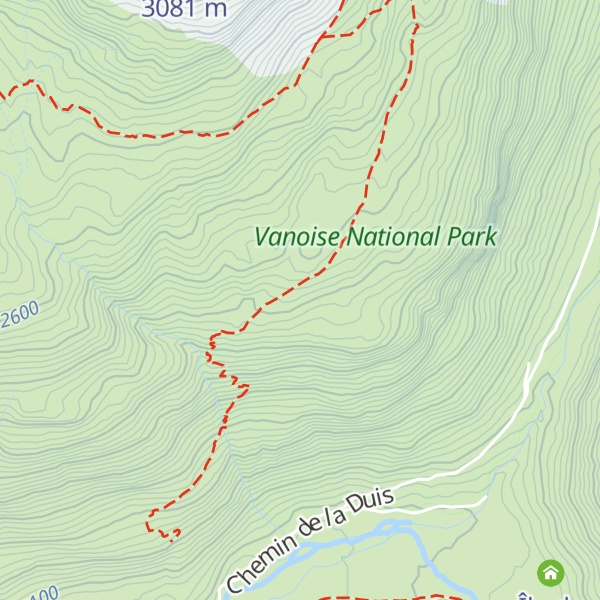 Map of Chalet des Reys