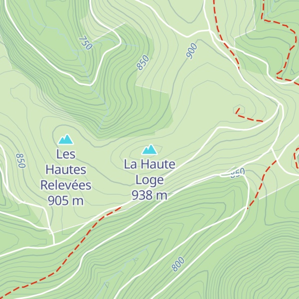 Map of La Haute Loge