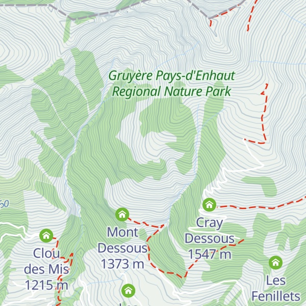 Map of Mont Dessus