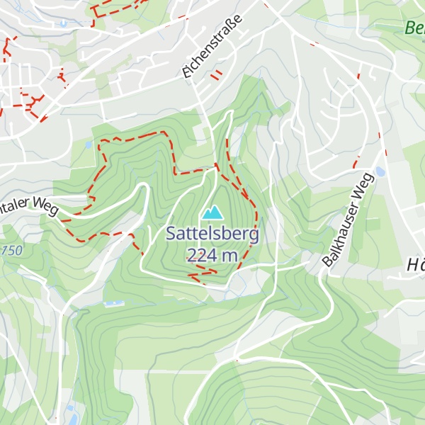 Map of Sattelsberg
