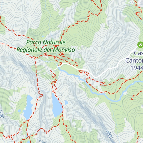 Map of Rifugio Albergo Alpino "Pian del Re"