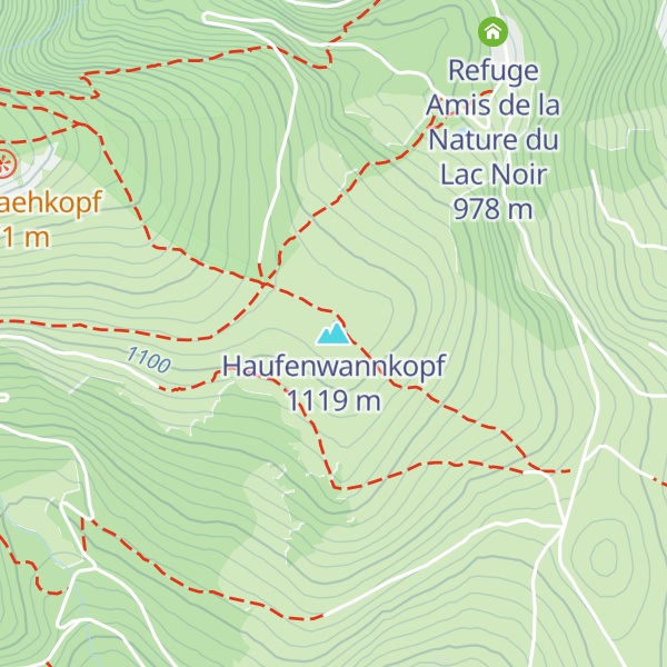 Map of Haufenwannkopf