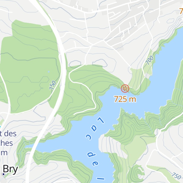 Map of Cabane de la Source