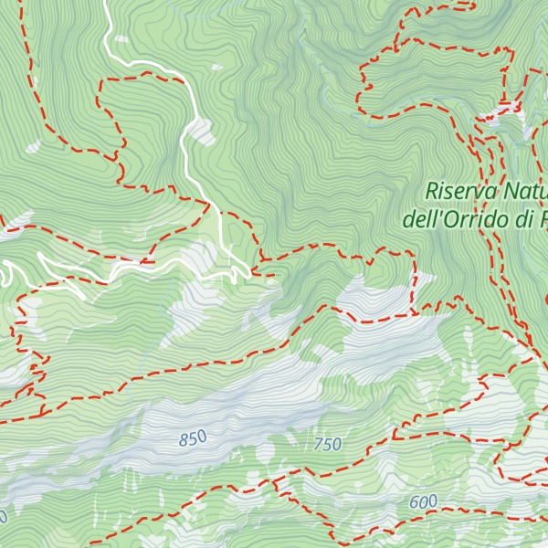 Map of Monte Molaras