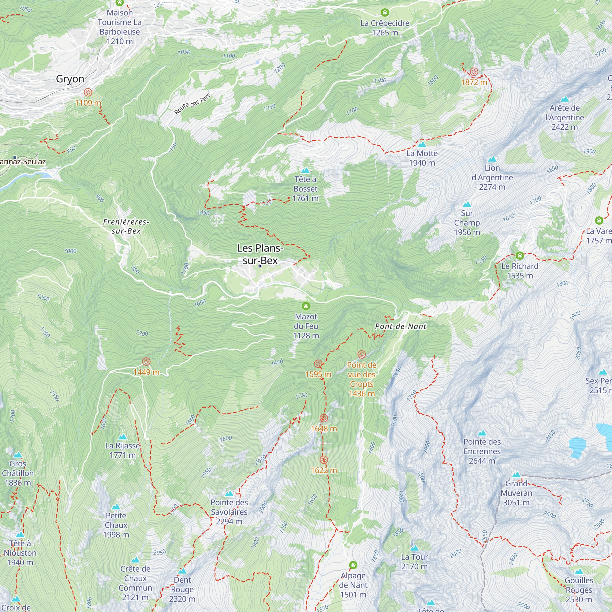 Mazot du Feu map
