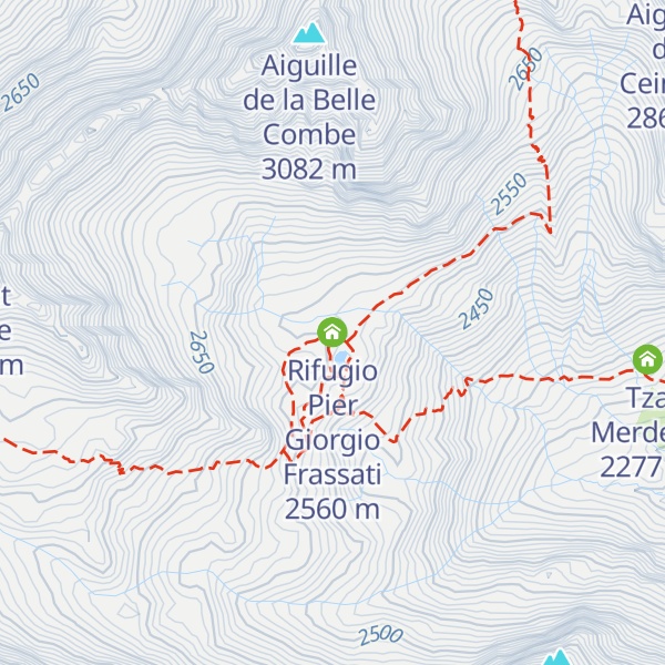 Map of Rifugio Pier Giorgio Frassati