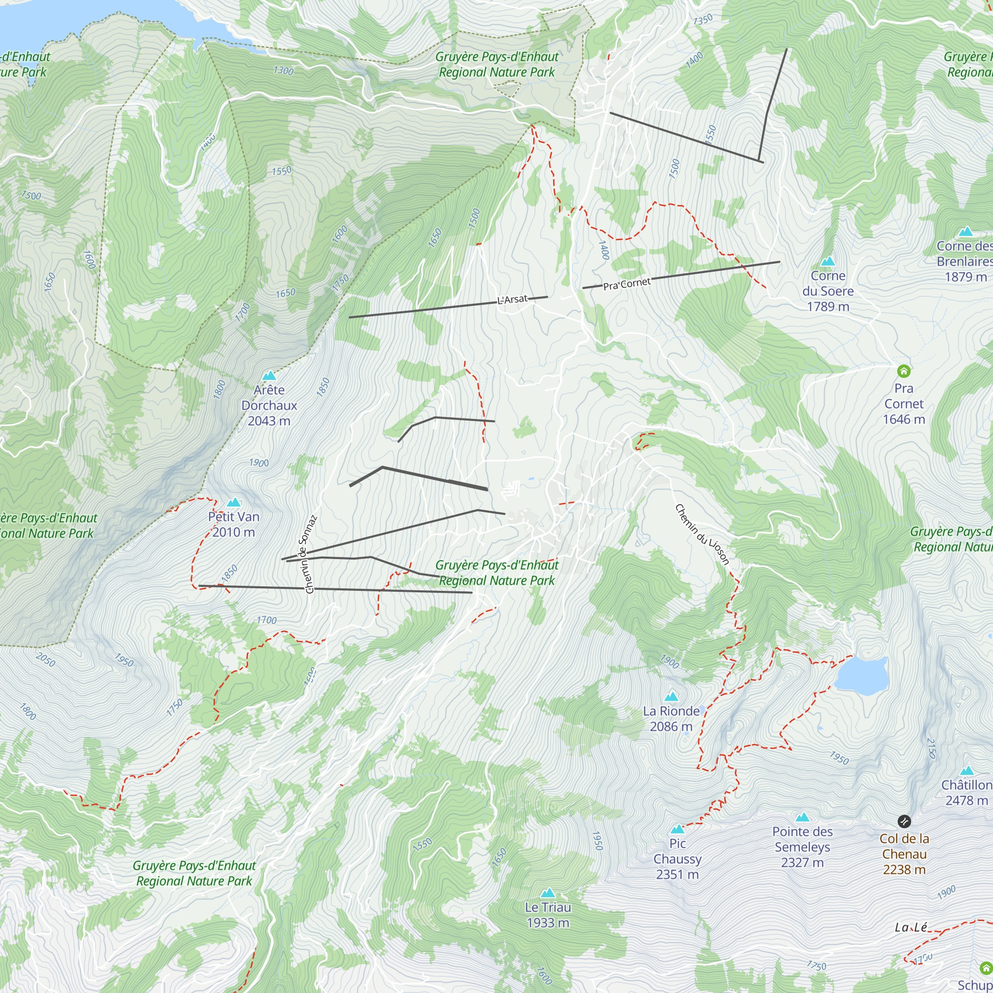 La Drosera map