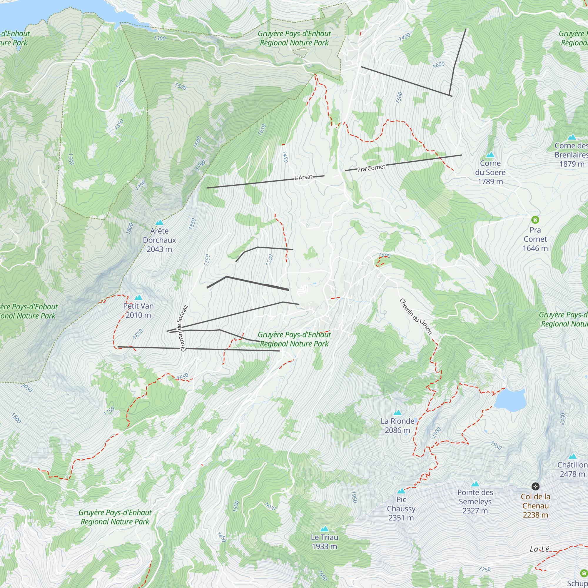 La Drosera map