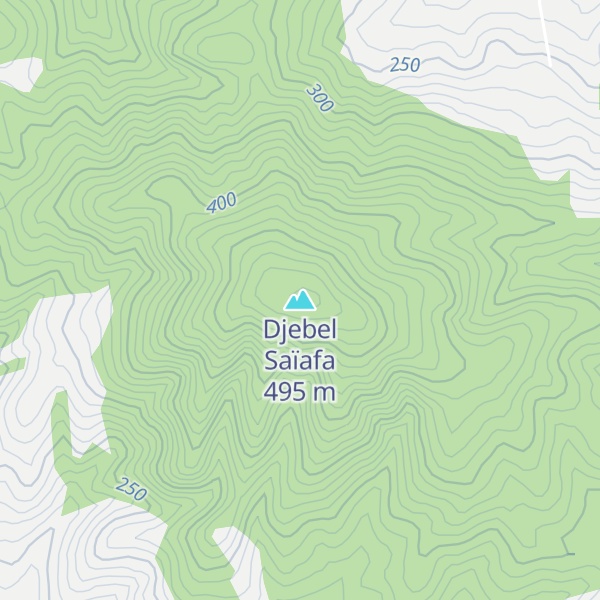 Map of Djebel Saïafa
