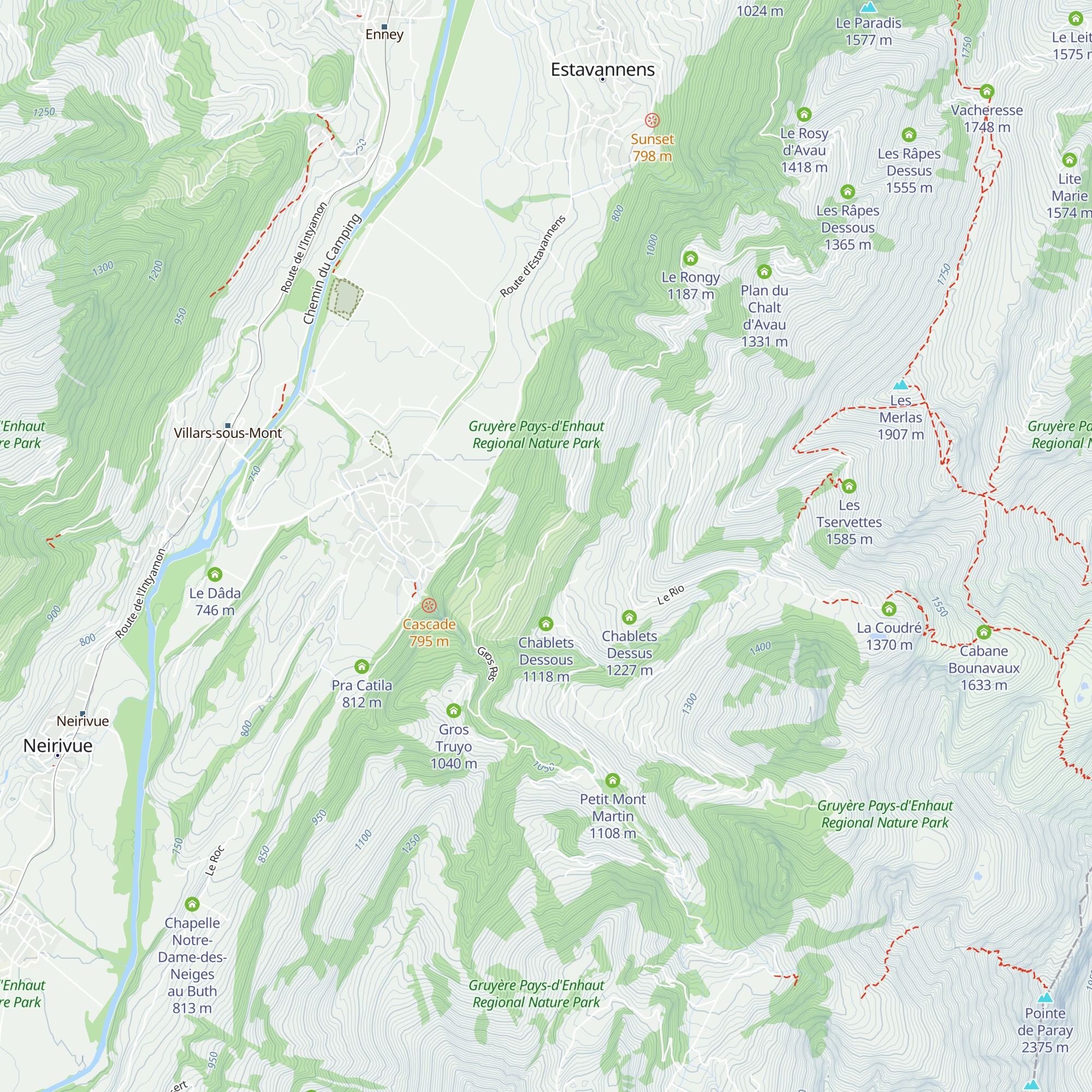 La Fédjîre map
